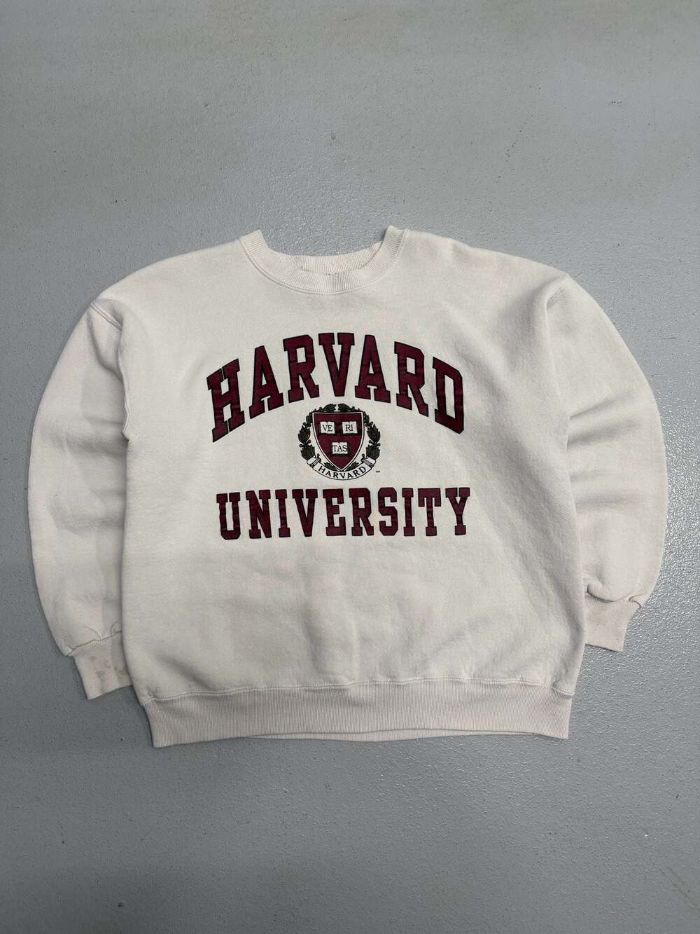 Vintage 90s Harvard University Lee Heavyweight Cotton Blend Crewneck Sweatshirt